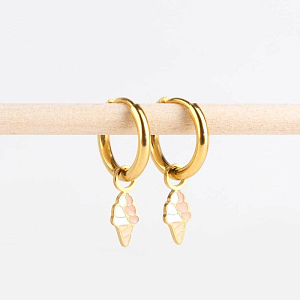 Шарм-подвеска в виде мороженого Mrs. Ertha "Sweet Icecream", 2 шт